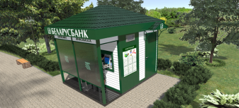 Infakiosk-bankomatbelarysbank 3х3,6m2